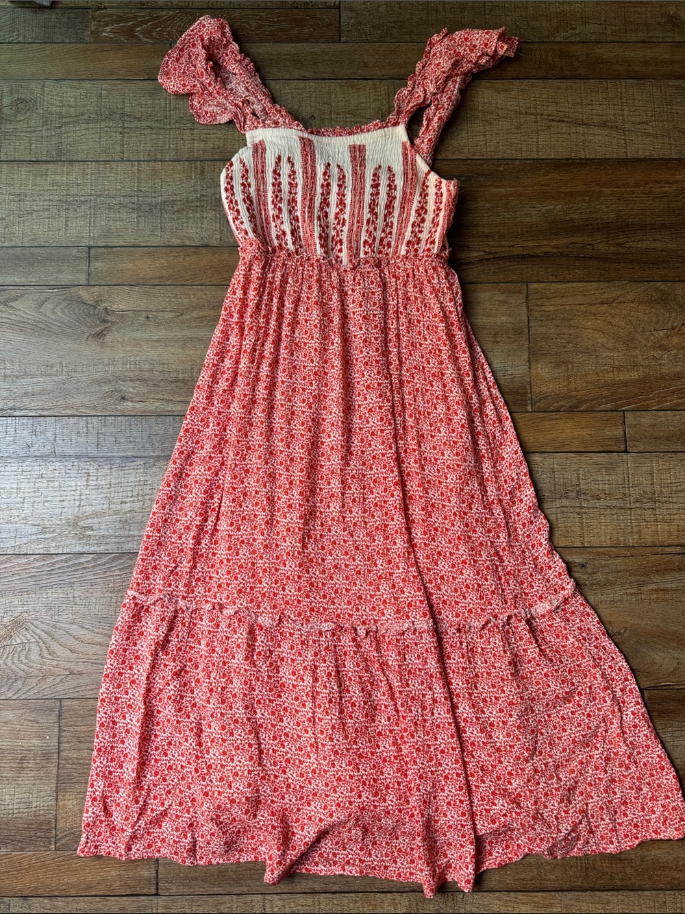 Jessica Simpson Red Floral Dress
